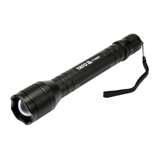Фонарь светодиодный YATO (YT-08567), R14 батарея, 46x254 мм, фото , изображение 2 | SNABZHENIE.com.ua