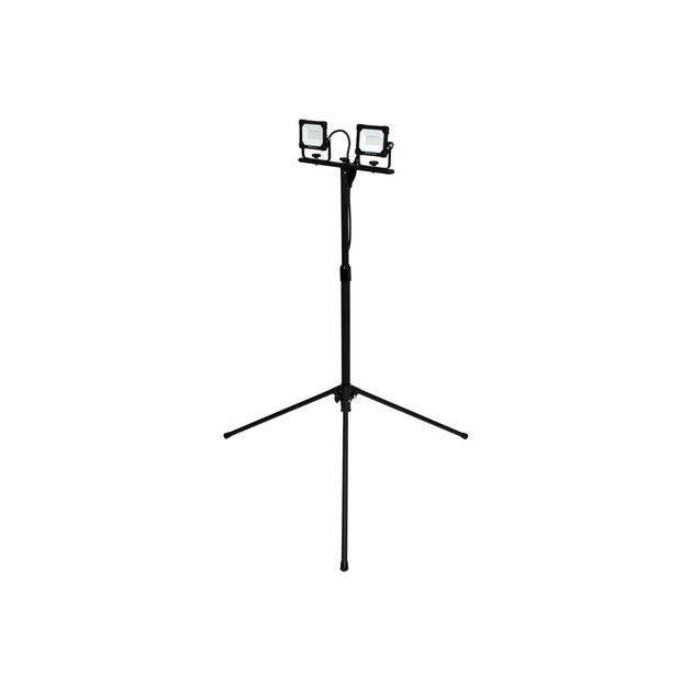 Прожекторы YATO 2x20Вт, 230В, 2x1900Lm, на штативе h=0.6-1.22м, фото , изображение 2 | SNABZHENIE.com.ua