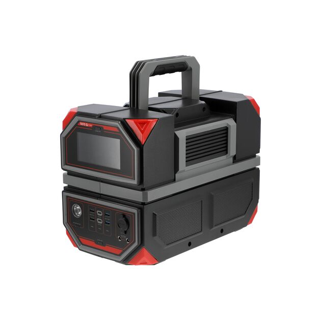 Зарядная электростанция YATO 917 Вт·ч, 1,2 кВт, порты: 230 V AC, USB, фото , изображение 2 | SNABZHENIE.com.ua