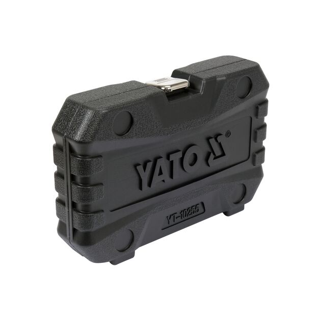 Набор ударных головок YATO 1/2", M10-M27 мм, 11 предметов с удлинителем, фото , изображение 3 | SNABZHENIE.com.ua