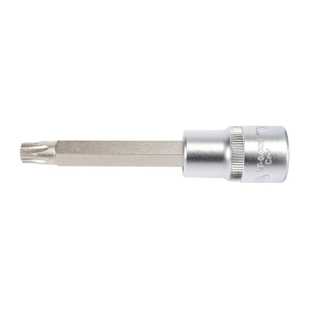 Головка торцева з насадкою TORX Т50, квадрат 1/2, довжина 100 мм YATO (YT-04326), фото , зображення 2 | SNABZHENIE.com.ua