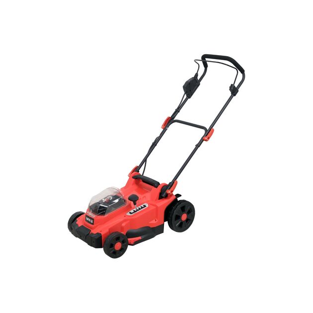 Газонокосарка YATO 4-х колесная, 2х Li-Ion 18В, Ø=37см, 35л, фото , изображение 3 | SNABZHENIE.com.ua
