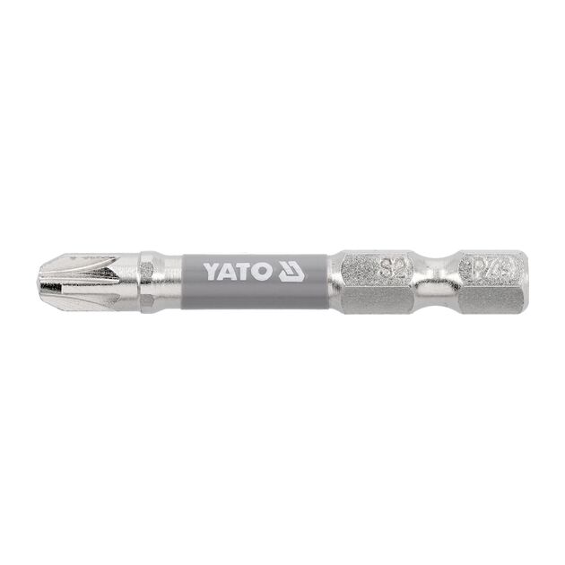 Насадка YATO PZ3 50мм, 6-грань 1/4, нікель, 2шт. YT-78025, фото , зображення 2 | SNABZHENIE.com.ua