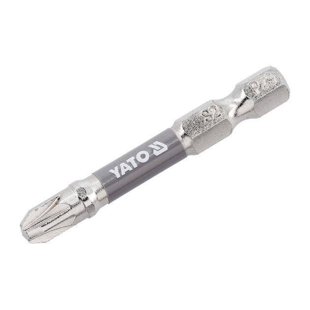 Насадка YATO PZ3 50мм, 6-грань 1/4, нікель, 2шт. YT-78025, фото , зображення 3 | SNABZHENIE.com.ua