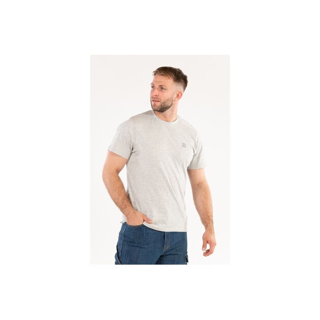 Футболка серії BASIC сіра YATO, розм. 3XL/ вис- 82 см х 65 см, 95%- бавовна, 5%- віскоза [40], фото , зображення 2 | SNABZHENIE.com.ua