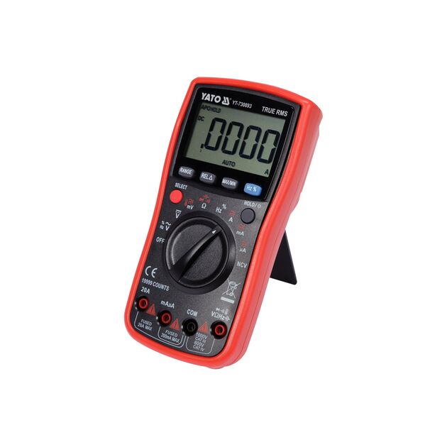 Мультиметр TRUE RMS YATO YT-730893, фото , изображение 2 | SNABZHENIE.com.ua