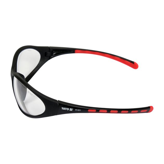 Защитные очки открытые прозрачные YATO (YT-7371), фото , изображение 2 | SNABZHENIE.com.ua