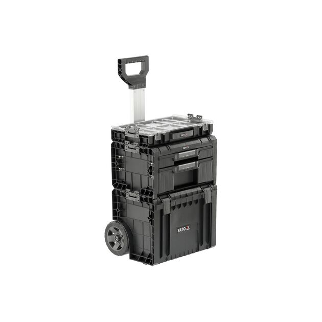 Ящики для инструментов YATO S12, 3 шт., 685x450x380 мм, модуль 35BT2P10P, фото , изображение 3 | SNABZHENIE.com.ua