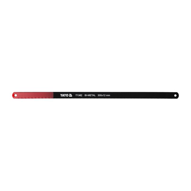 Полотно по металлу YATO 300х12х0,6 мм, BIMETAL-COBALT, 2 шт., фото , изображение 2 | SNABZHENIE.com.ua