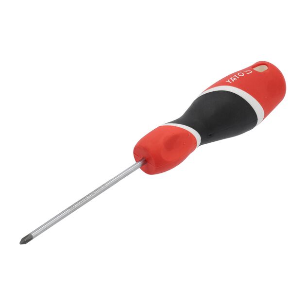 Отвертка з хрестоподібним шліцом Philips, PH0, 75 мм YATO (YT-25920), фото , зображення 2 | SNABZHENIE.com.ua