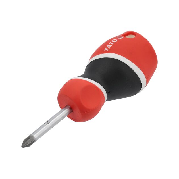 Отвертка з хрестоподібним шліцом Philips, PH1, 38 мм YATO (YT-25922), фото , зображення 2 | SNABZHENIE.com.ua