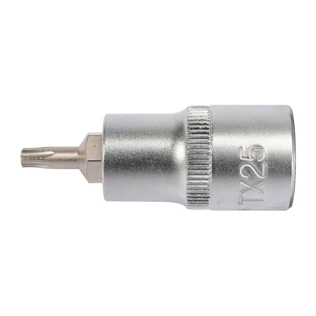 Головка торцева з насадкою TORX Т25, квадрат 1/2, довжина 55 мм YATO (YT-04311), фото , зображення 2 | SNABZHENIE.com.ua