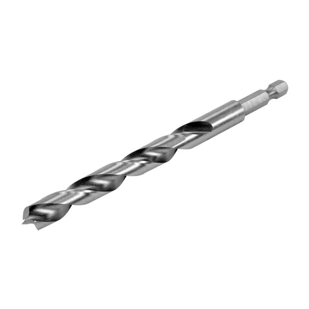 Сверло спиральное по дереву YATO 10x100/60 мм HEX 1/4 HSS 4241, фото , изображение 2 | SNABZHENIE.com.ua