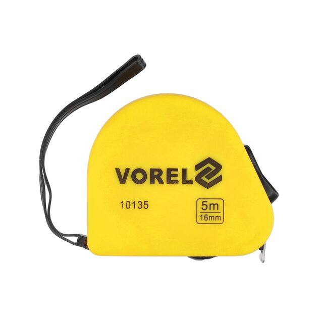 Рулетка VOREL : L= 5 м x 16 мм, 2 фіксатори [12/120], фото , зображення 2 | SNABZHENIE.com.ua