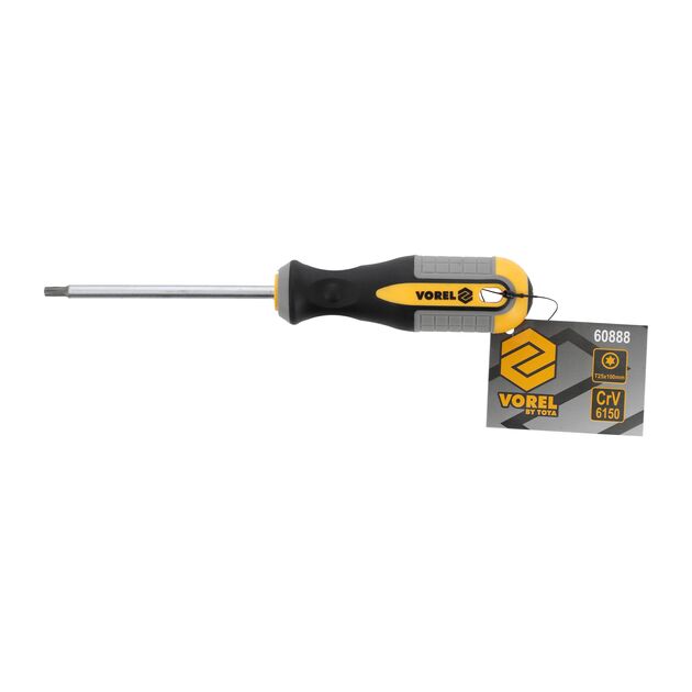 Викрутка зіркова VOREL : TORX-Security Т25 х 100 мм. CrV [12/36/144], фото , зображення 3 | SNABZHENIE.com.ua