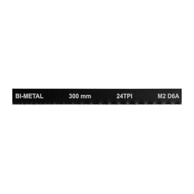 Полотно різальне до ножівки по металу BI-мет VOREL М2 D6A, 300х12,6х0,65 мм, 24 зуби/1, паков. 10шт, фото , зображення 3 | SNABZHENIE.com.ua