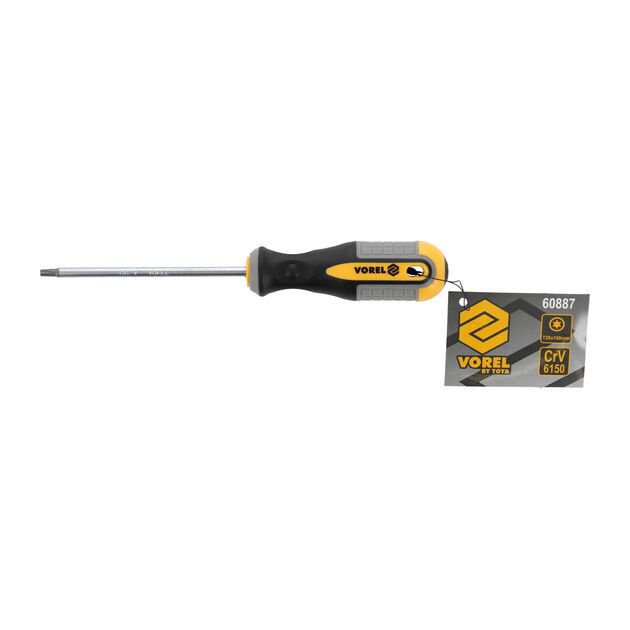 Отвертка VOREL TORX Security Т20 х 100 мм. (VO-60887), фото , зображення 3 | SNABZHENIE.com.ua