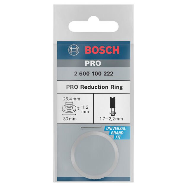 Переходная шайба для пильных дисков 30 x 25,4 x 1,5 мм BOSCH, фото , изображение 2 | SNABZHENIE.com.ua