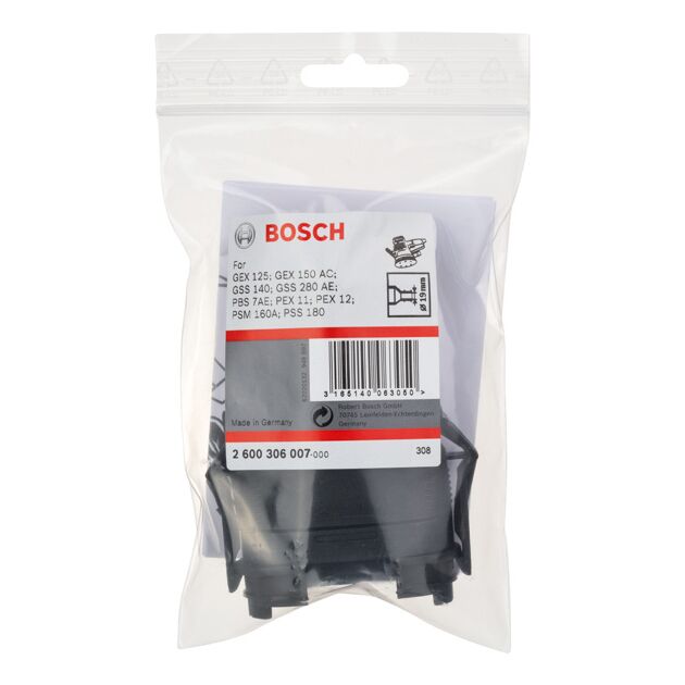 Адаптер для подключения шлифмашин BOSCH к пылесосу (2600306007), фото , изображение 2 | SNABZHENIE.com.ua