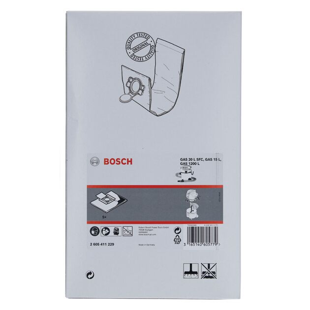 Мешок для пыли BOSCH (2605411229), фото , изображение 2 | SNABZHENIE.com.ua