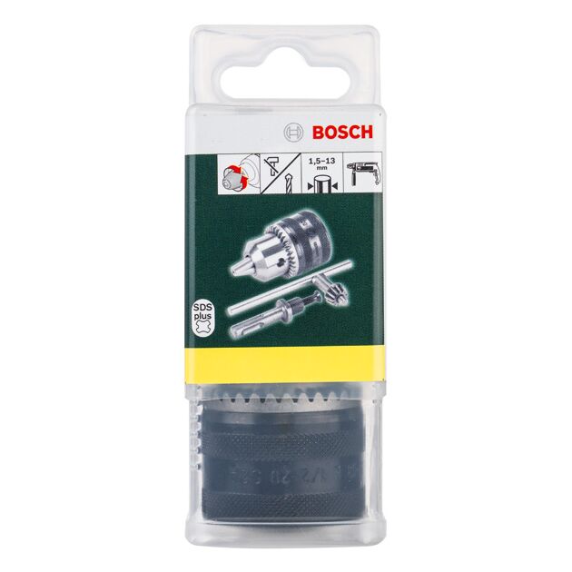 Адаптер SDS-PLUS и зубчатый патрон BOSCH (2607000982), фото , изображение 2 | SNABZHENIE.com.ua