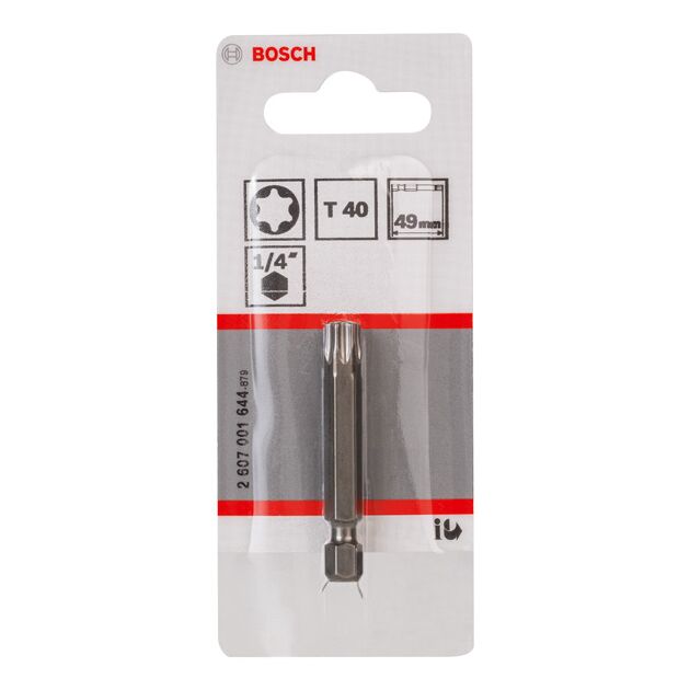 Насадка для загвинчування Extra-Hart T40, 49 мм BOSCH, фото , зображення 2 | SNABZHENIE.com.ua
