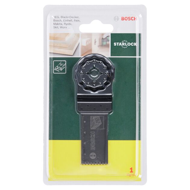 Пильное полотно Bosch Starlock HCS Wood 24х50 мм, фото , изображение 2 | SNABZHENIE.com.ua