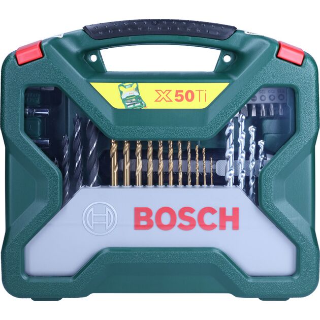 Набор X-LINE-50 TITANIUM, 50 предметов, BOSCH (2607019327), фото , изображение 2 | SNABZHENIE.com.ua