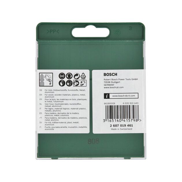 Полотно для лобзика BOSCH Promoline, 10 шт (2607019461), фото , изображение 3 | SNABZHENIE.com.ua