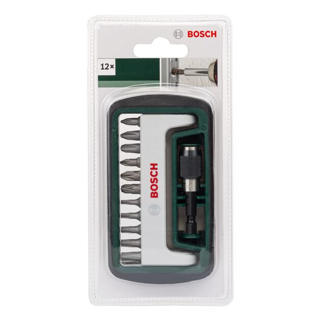 Насадка для загвинчування Standard з 12 шт., змішаний (PH, PZ, T) BOSCH, фото , зображення 2 | SNABZHENIE.com.ua