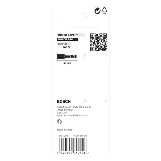 Торцевой ключ PRO Nutsetter Impact, 7/16" x 65 мм, 2 шт. BOSCH, фото , изображение 4 | SNABZHENIE.com.ua