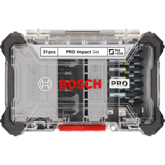 Набор для загвинчивания PRO Impact, 31 шт., BOSCH, фото , изображение 2 | SNABZHENIE.com.ua