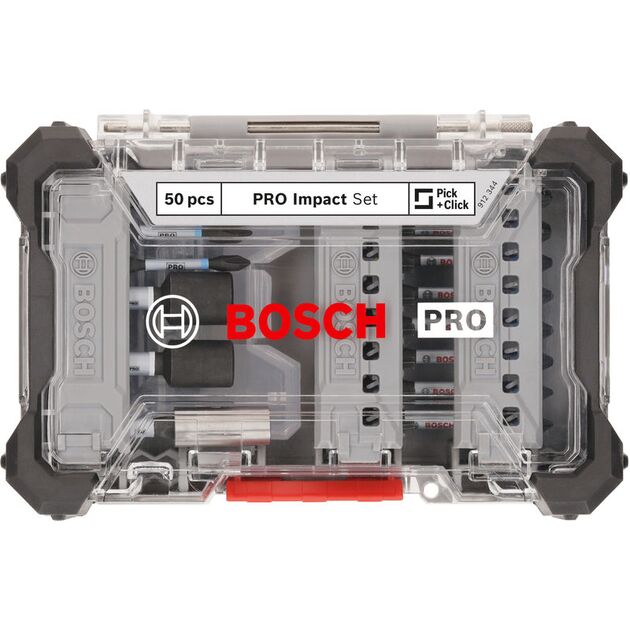 Набор бит для шуруповерта PRO Impact, 50 шт., BOSCH, фото , изображение 2 | SNABZHENIE.com.ua