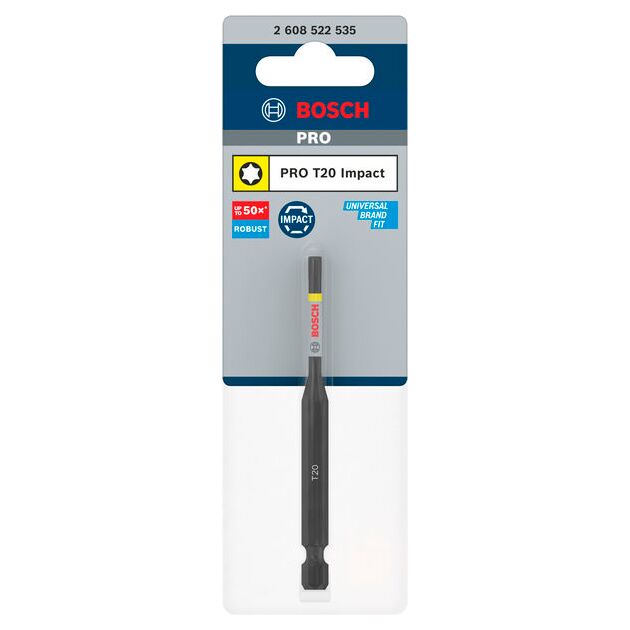 Насадка PRO Torx Impact, T20, 90 мм BOSCH, фото , зображення 2 | SNABZHENIE.com.ua