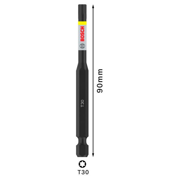 Насадка BOSCH PRO Torx T30, 90 мм для ударного инструмента, фото , изображение 3 | SNABZHENIE.com.ua