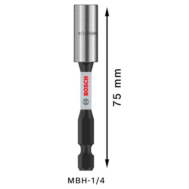 Тримач PRO Standard Bit Holder Impact, 75 мм BOSCH, фото , зображення 3 | SNABZHENIE.com.ua
