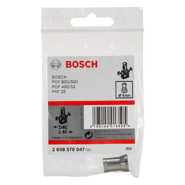 Цанга Bosch 6мм для GGS27 / 27с (2608570047), фото , зображення 2 | SNABZHENIE.com.ua