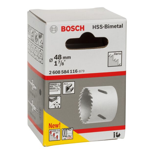 Коронка STANDARD BOSCH 48 мм для дерева и металла (2608584116), фото , изображение 2 | SNABZHENIE.com.ua