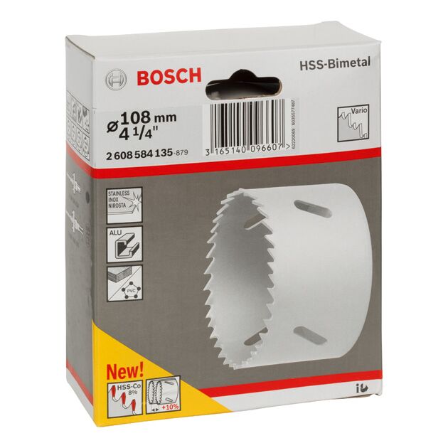 Коронка 108 мм по дереву і металу STANDARD BOSCH (2608584135), фото , зображення 2 | SNABZHENIE.com.ua