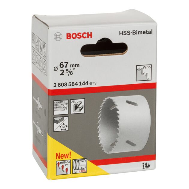 Коронка 67 мм по дереву і металу STANDARD BOSCH (2608584144), фото , зображення 2 | SNABZHENIE.com.ua