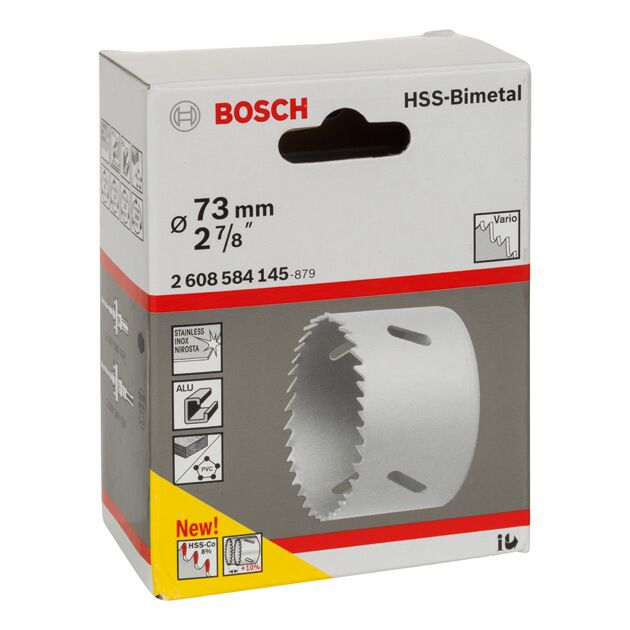 Коронка 73 мм по дереву и металлу STANDARD BOSCH, фото , изображение 2 | SNABZHENIE.com.ua