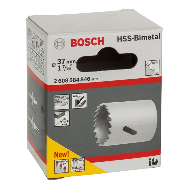 Коронка по дереву и металлу 37 мм STANDARD BOSCH (2608584846), фото , изображение 2 | SNABZHENIE.com.ua