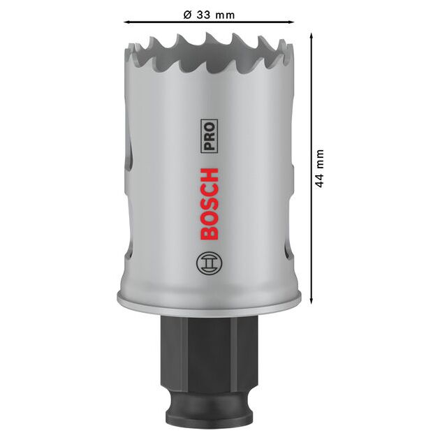 Коронка BOSCH PRO Multi Material PC Plus, 33 мм, фото , изображение 3 | SNABZHENIE.com.ua