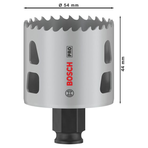 Коронка BOSCH PRO Multi Material PC Plus, 54 мм, фото , изображение 3 | SNABZHENIE.com.ua