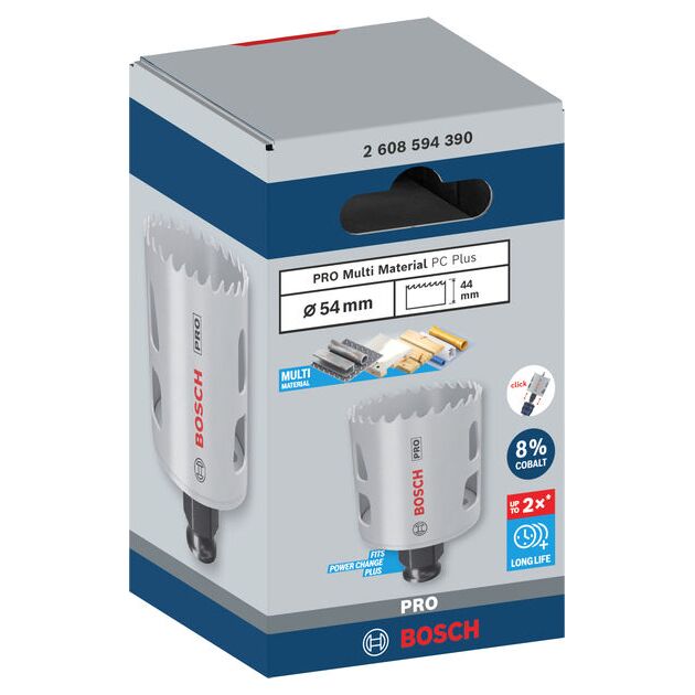 Коронка BOSCH PRO Multi Material PC Plus, 54 мм, фото , изображение 2 | SNABZHENIE.com.ua