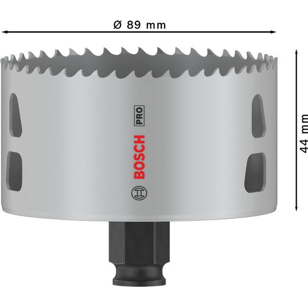 Коронка BOSCH PRO Multi Material PC Plus, 89 мм, фото , изображение 3 | SNABZHENIE.com.ua
