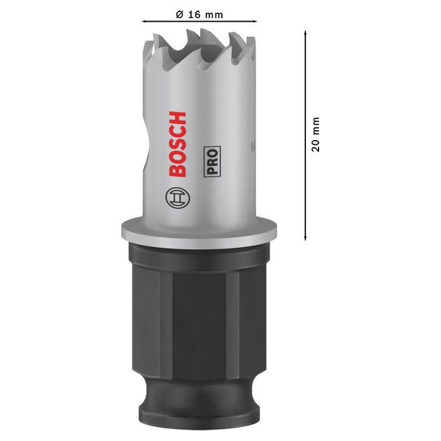 Коронка BOSCH PRO Sheet Metal PC Plus, 16 мм, фото , изображение 3 | SNABZHENIE.com.ua