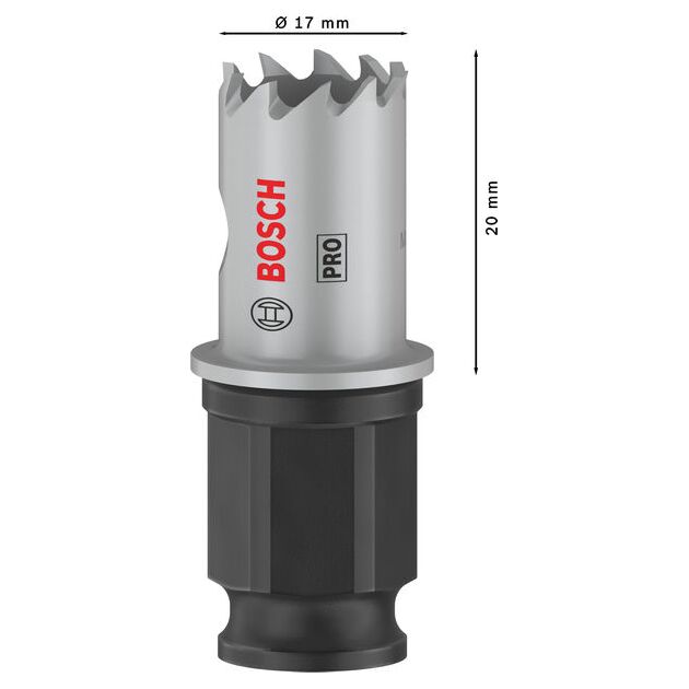 Коронка BOSCH PRO Sheet Metal PC Plus, 17 мм, фото , изображение 3 | SNABZHENIE.com.ua