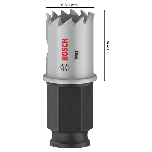 Коронка BOSCH PRO Sheet Metal PC Plus, 20 мм, фото , изображение 3 | SNABZHENIE.com.ua