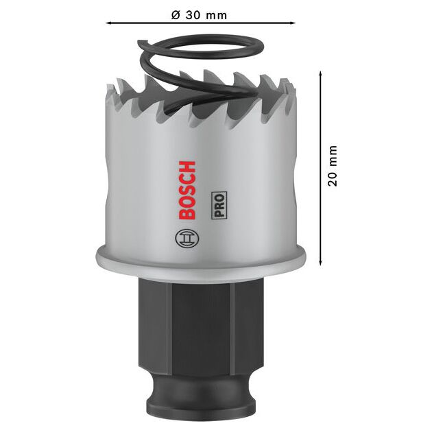 Коронка BOSCH PRO Sheet Metal PC Plus, 30 мм, фото , изображение 3 | SNABZHENIE.com.ua